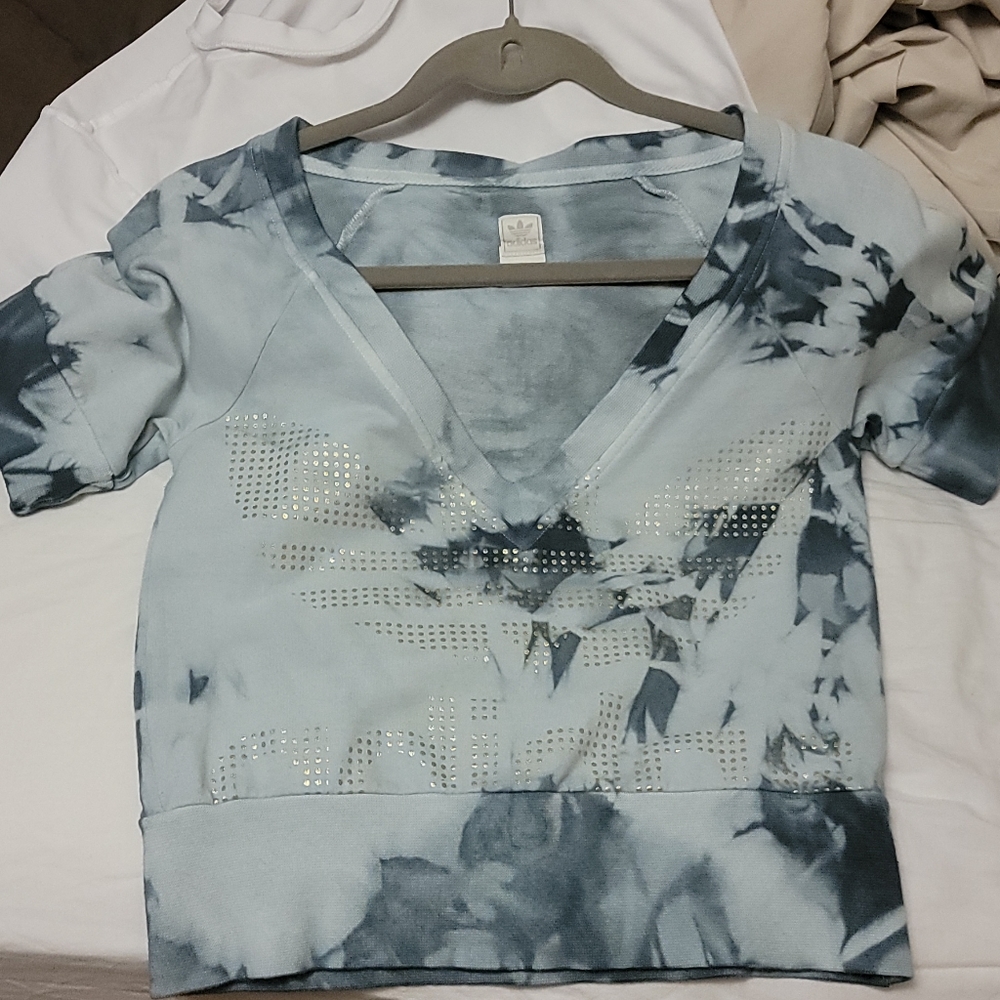 Adidas | thick tee, euc